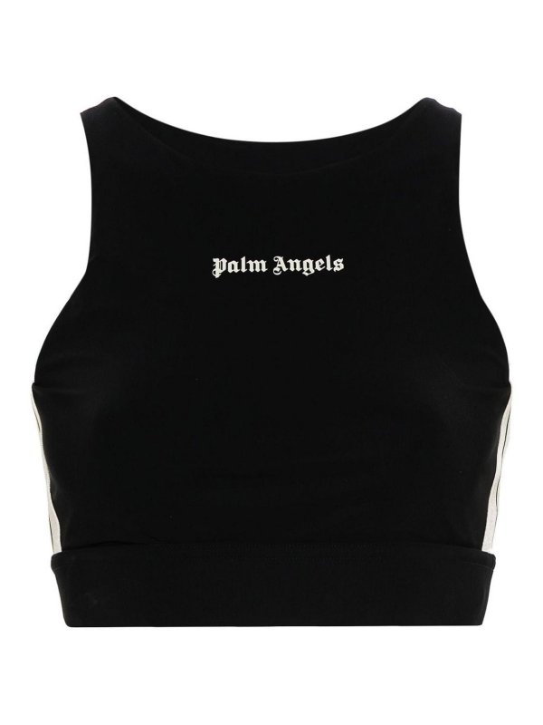 Palm Angels: Tops und Tank Tops - Top - Schwarz