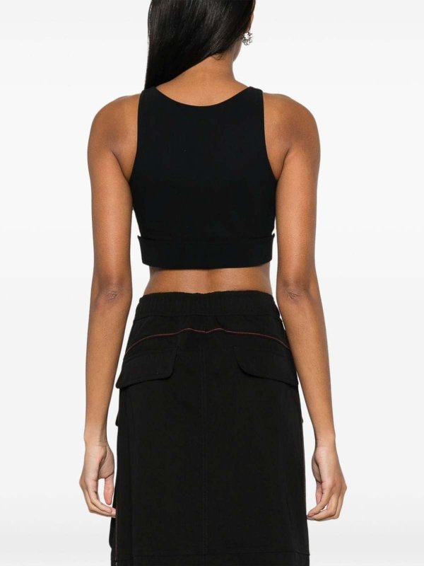 The Best Shops Palm Angels: Tops und Tank Tops - Top - Schwarz