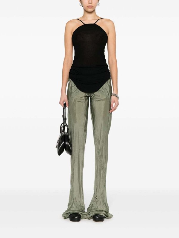 RICK OWENS: Tops & Tank tops online - Scorpio Ribbed-Knit Tank Top