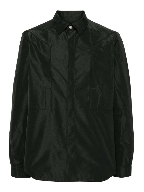 RICK OWENS: shirts - Fogpocket Classic-Collar Shirt