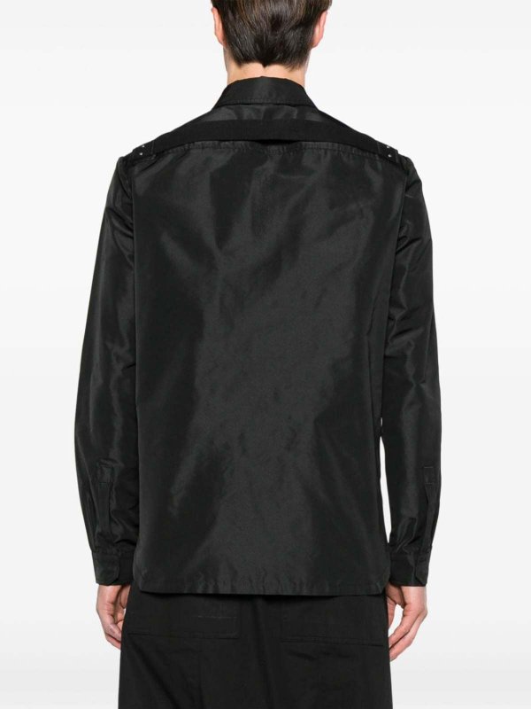 The Best Shops RICK OWENS: shirts - Fogpocket Classic-Collar Shirt