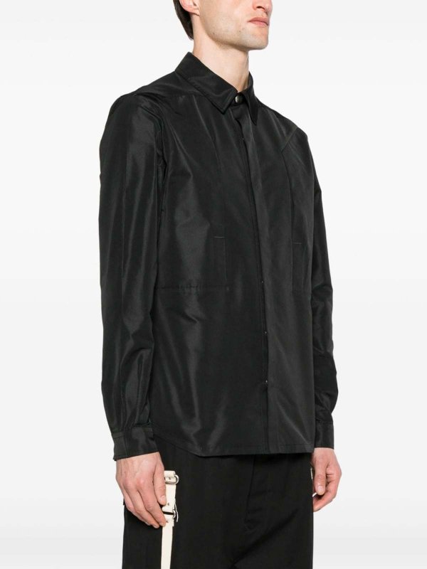 Fogpocket Classic-Collar Shirt shop online: RICK OWENS