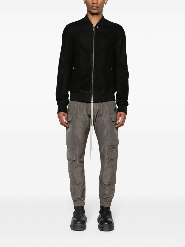 RICK OWENS: casual trousers online - Mastodon Megacargo Tapered Trousers