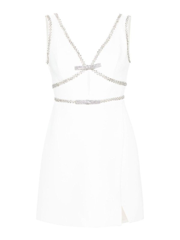 Self Portrait: abiti al ginocchio - Miniabito decorato con cristalli