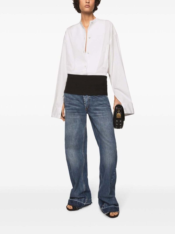 The Best Shops STELLA McCARTNEY: Tuxedo-Embellished Wide-Leg Jeans