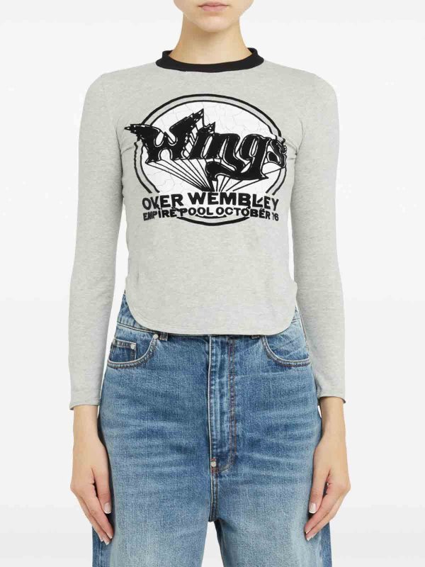 STELLA McCARTNEY: Camisetas online - Camiseta - Gris