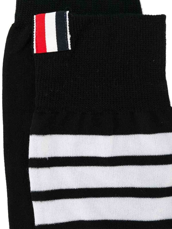 THOM BROWNE: socks online - 4-Bar Mid-Calf Socks