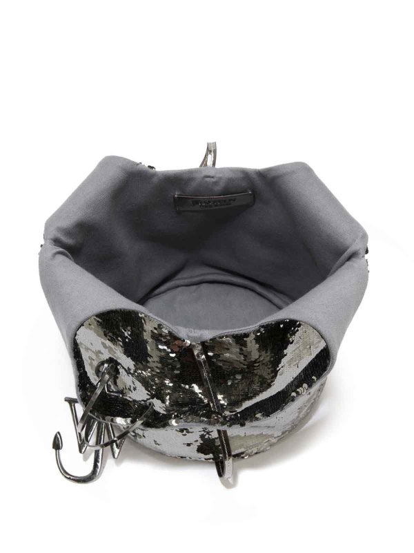 J.W. Anderson Mini Sequin Tote Bag - Silver | HB0497FA0230975