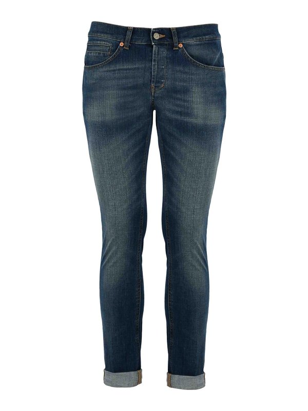 DONDUP: jeans dritti, a sigaretta - George Jeans in denim