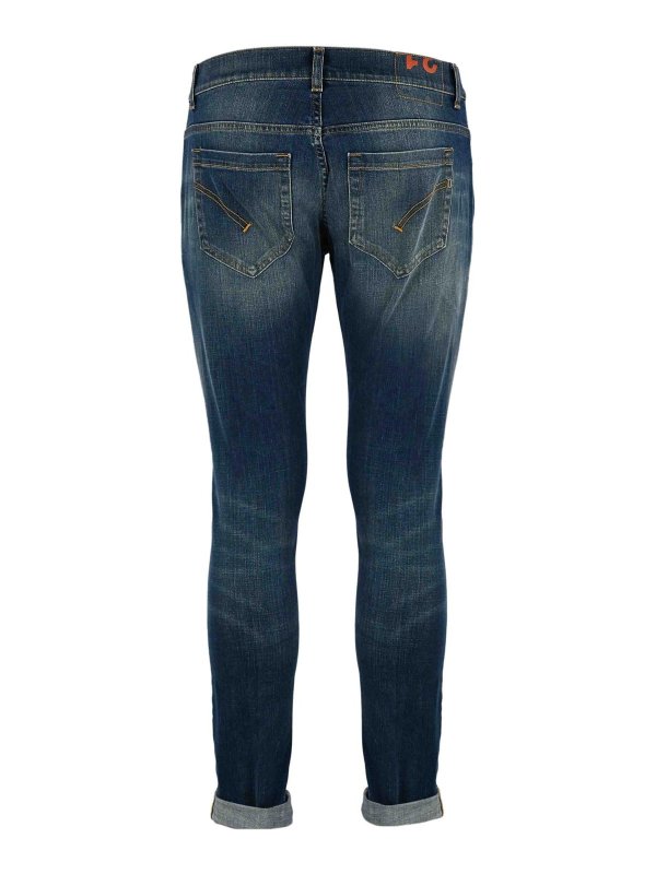 DONDUP: jeans dritti, a sigaretta online - George Jeans in denim