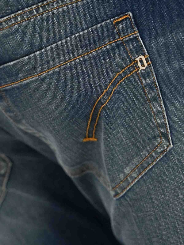 The Best Shops DONDUP: jeans dritti, a sigaretta - George Jeans in denim