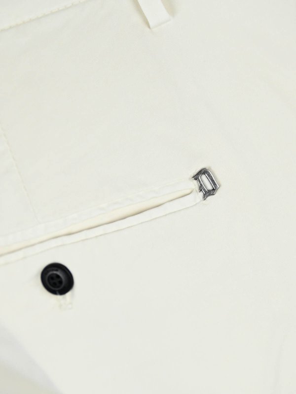 The Best Shops DONDUP: Tailored & Formal trousers - Gaubert Trousers In Stretch Cotton