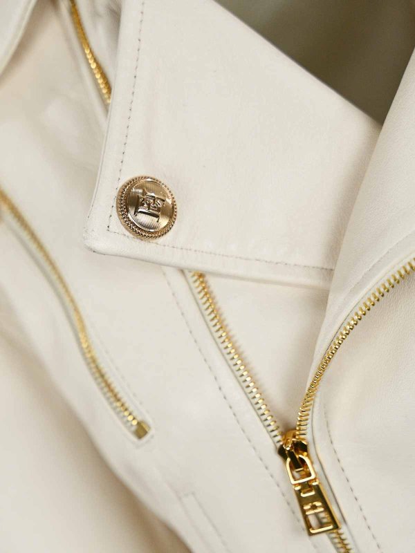 The Best Shops ELISABETTA FRANCHI: カジュアルジャケット - カジュアルジャケット - クリーム