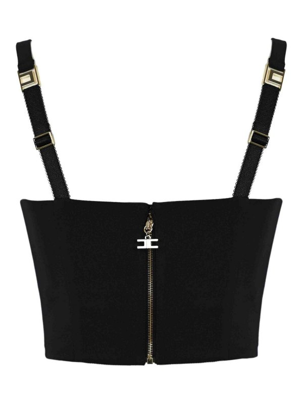 ELISABETTA FRANCHI: Tops & Débardeurs online - Top - Noir