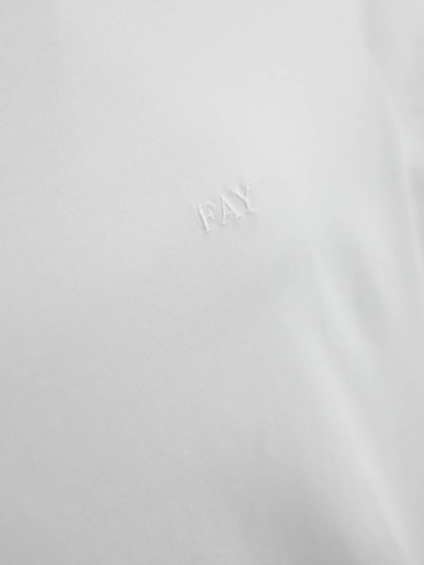 The Best Shops FAY: T-shirts - T-Shirt - Blanc
