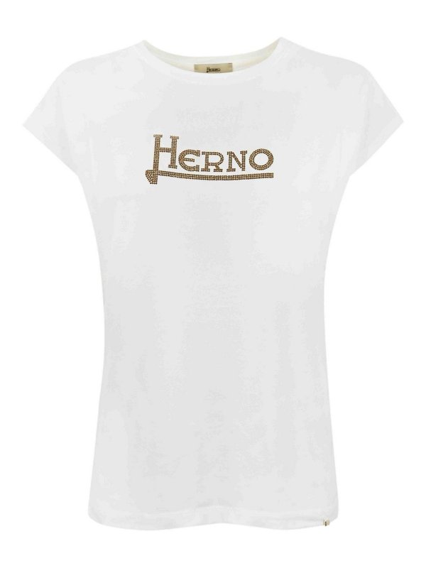 HERNO: Camisetas - Camiseta - Blanco