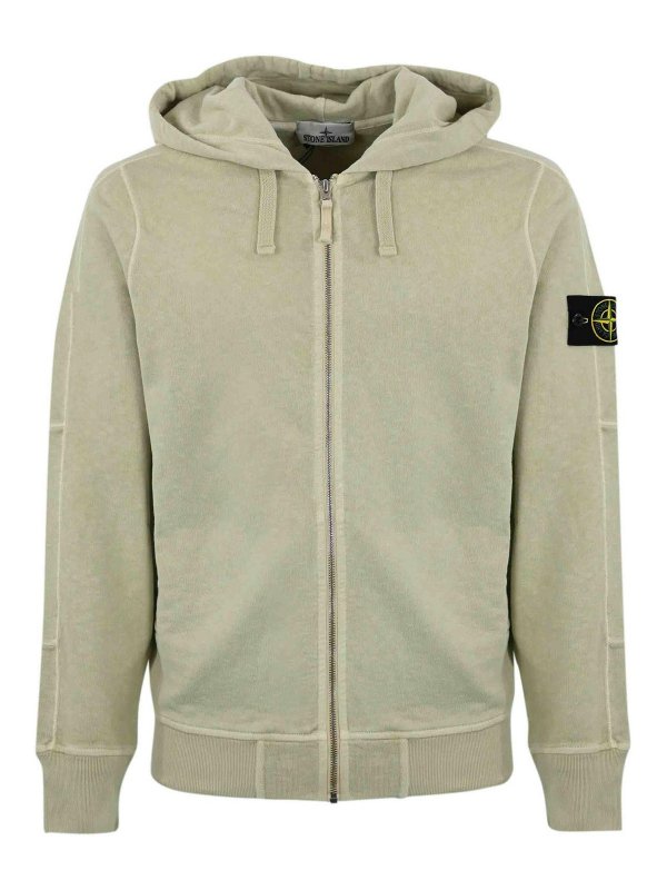 STONE ISLAND: スウェット＆セーター - スウェットシャツ/セーター - 白