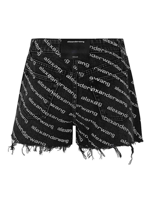 ALEXANDER WANG: Trousers Shorts online - Bite Shorts With Logo
