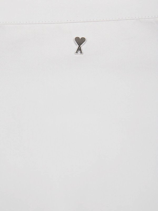 The Best Shops AMI PARIS: shirts - Mandarin Collar Shirt