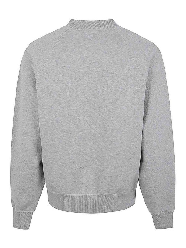 AMI PARIS: Sweatshirts & Sweaters online - Red Sweatshirt