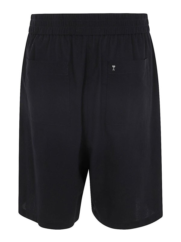 AMI PARIS: pantaloni shorts online - Bermuda con vita elasticizzata