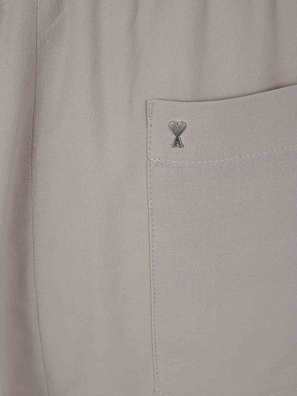 The Best Shops AMI PARIS: pantaloni shorts - Bermuda con vita elasticizzata