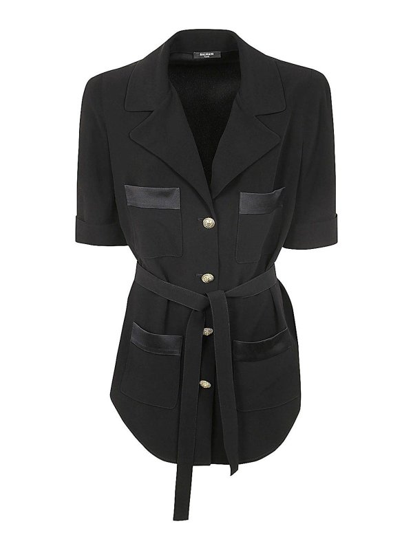 Balmain: Hemden - Hemd - Schwarz