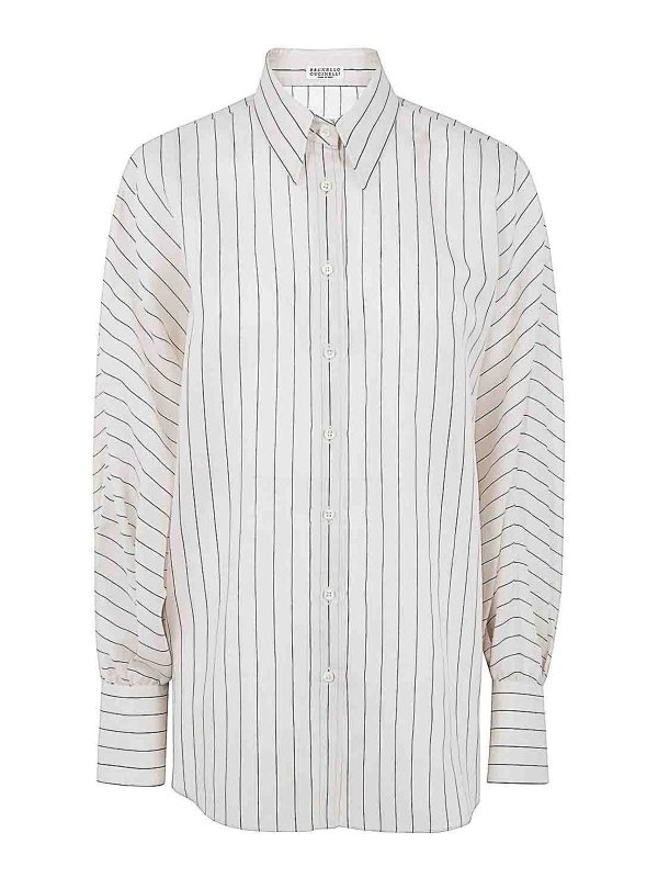 BRUNELLO CUCINELLI: shirts - Silk blend shirt