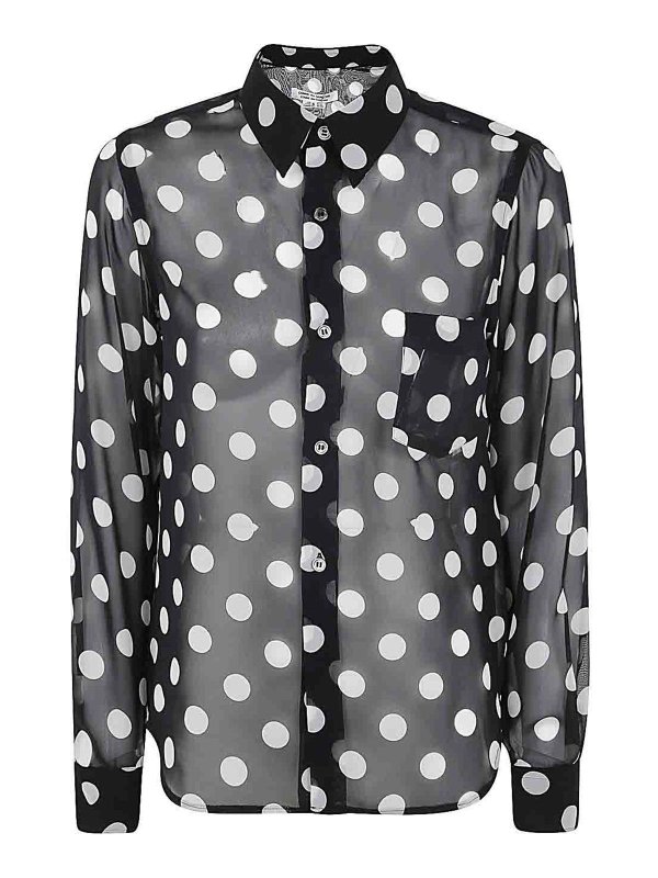 COMME DES GARCONS: Hemden - Hemd - Schwarz
