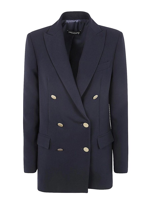 DRHOPE: casual jackets - Double Breasted Jacket