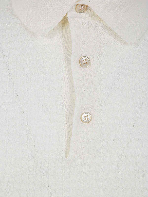 The Best Shops FILIPPO DE LAURENTIIS: ポロシャツ - ポロシャツ - 白