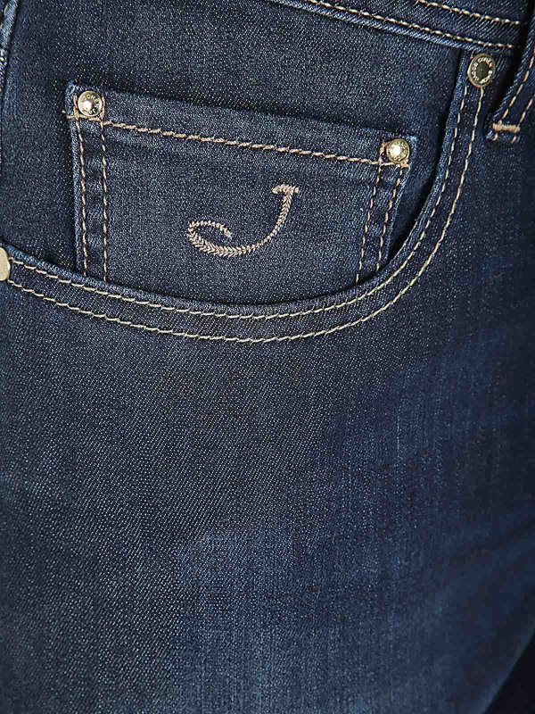 The Best Shops JACOB COHEN: straight leg jeans - Bard Slim Fit Five Pockets Denim