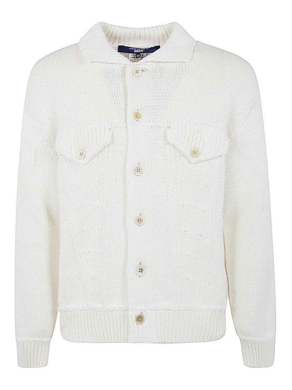 JUNYA WATANABE: Cardigans - Cardigan - Blanc