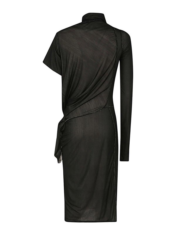 Maison Margiela: ニーレングスドレス online - 膝丈ドレス - 黒