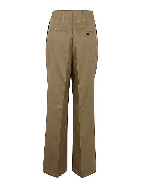 Maison Margiela: Pantalons casual online - Pantalons Décontractés - Marron