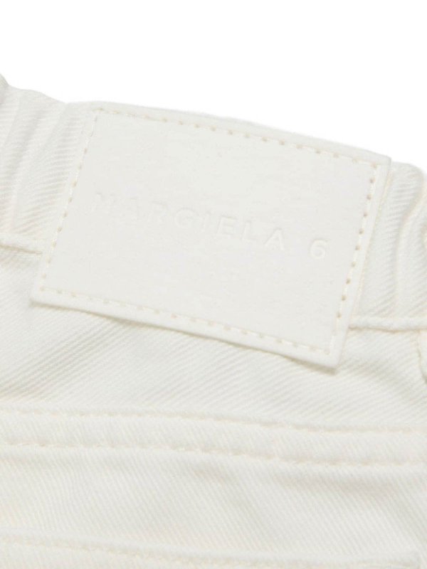 MM6 MAISON MARGIELA: トラウザーショーツ online - ショートパンツ - 白