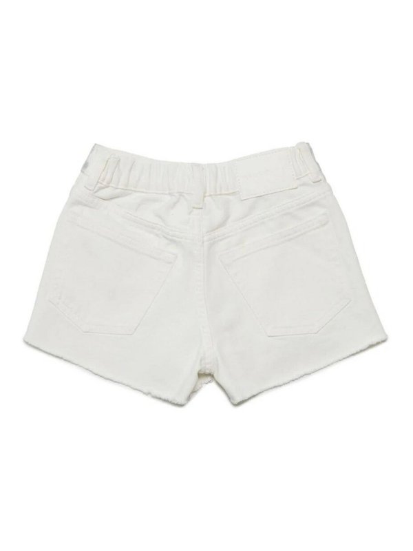 The Best Shops MM6 MAISON MARGIELA: トラウザーショーツ - ショートパンツ - 白