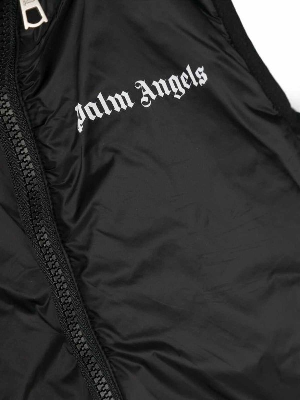 The Best Shops Palm Angels: padded jackets - Logo Light Puffer Vest