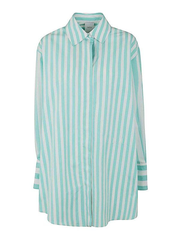PATOU: short dresses - Iconic Mini Shirt Dress