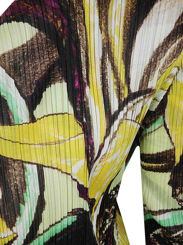 The Best Shops PLEATS PLEASE ISSEY MIYAKE: Cardigans - Cardigan - Grün