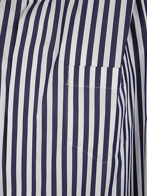 The Best Shops Sacai: short dresses - Cotton Poplin Shirt Dress