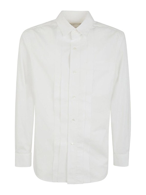 Sacai: Hemden - Hemd - Weiß