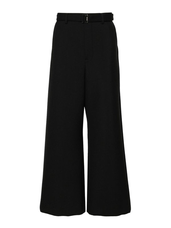 Sacai: casual trousers - Suiting Bonding Pants