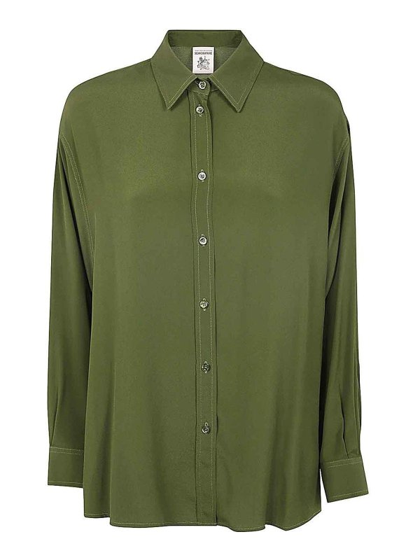 Semicouture: Chemises - Chemise - Vert