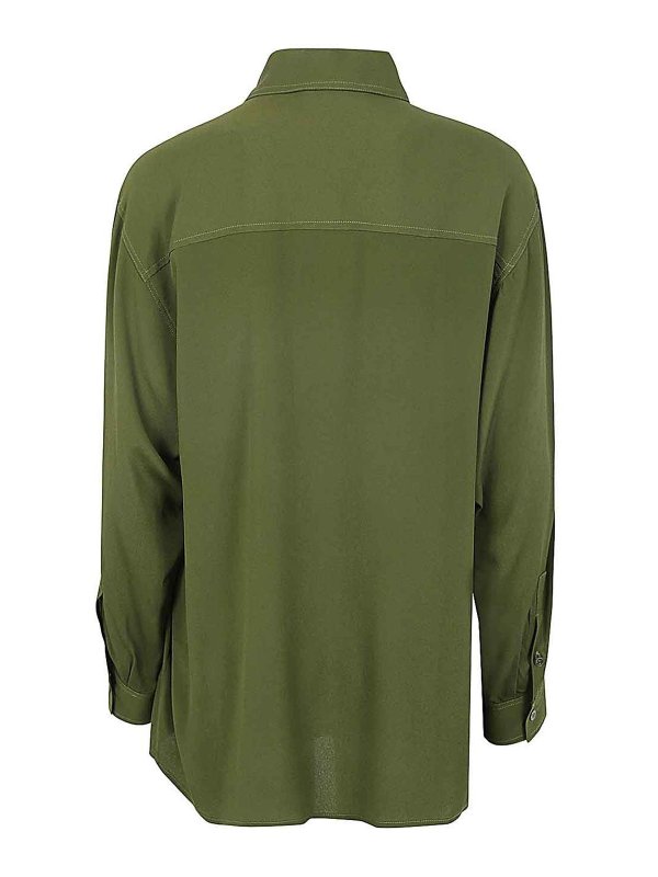 Semicouture: Chemises online - Chemise - Vert