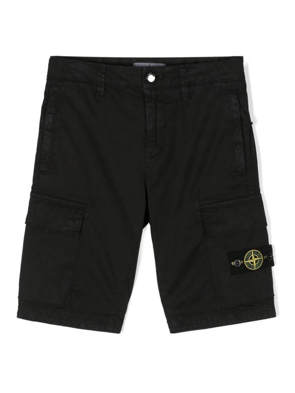 Stone Island Junior: pantaloni shorts - Shorts