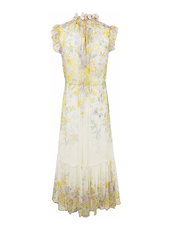 ZIMMERMANN: knee length dresses online - Harmony Flutter Dress