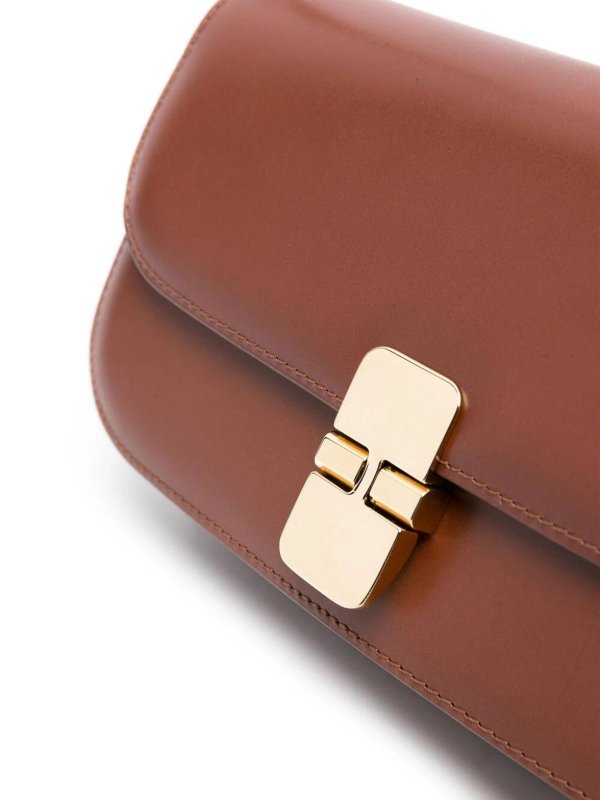 A.P.C.: Clutch online - Pochette - Marron