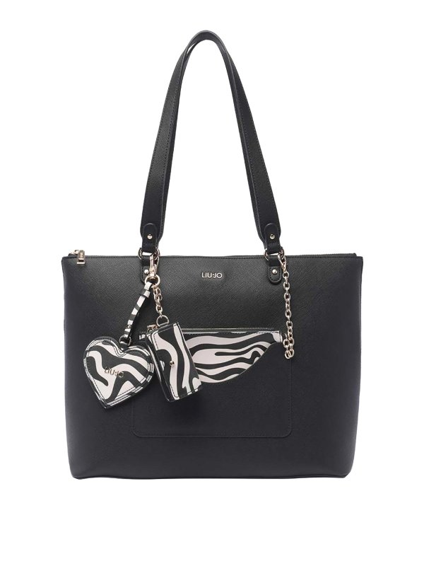 GANNI: Knielange Kleider - Knielanges Kleid - Schwarz