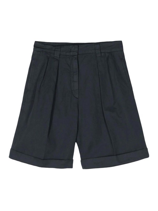ASPESI: pantaloni shorts - Pantaloni di lino